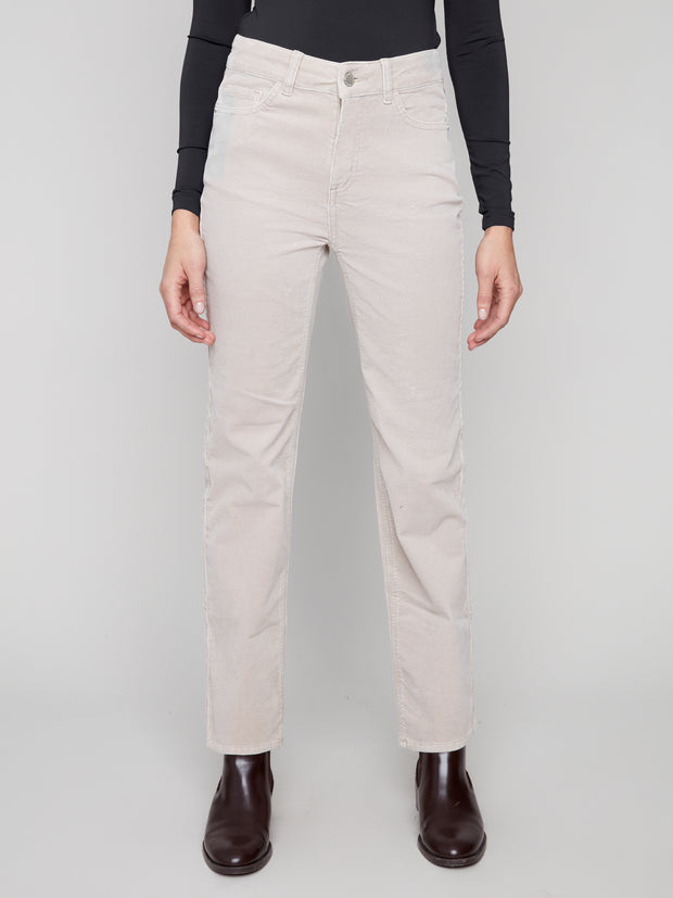 Straight Leg Corduroy Pant