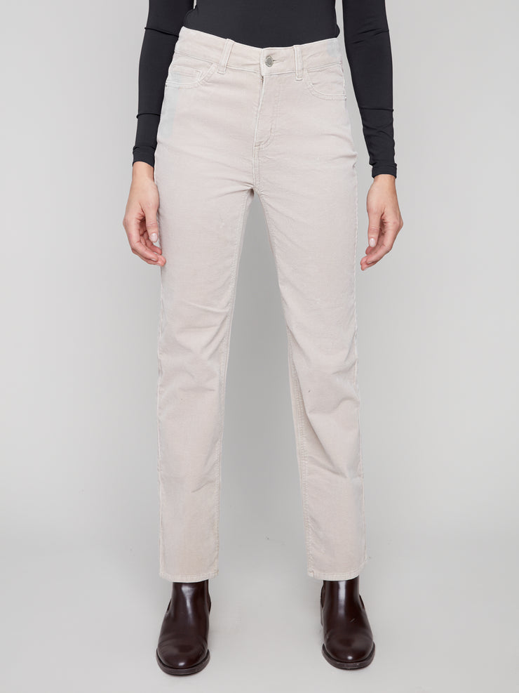 Straight Leg Corduroy Pant