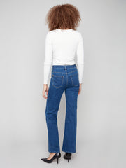 Flare Leg Stretch Denim