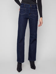 Flare w/ Patch Pocket Jeans