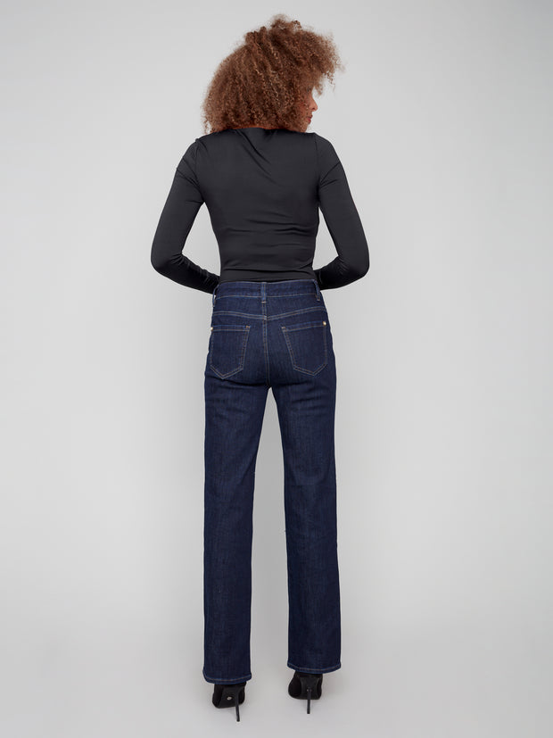 Flare w/ Patch Pocket Jeans