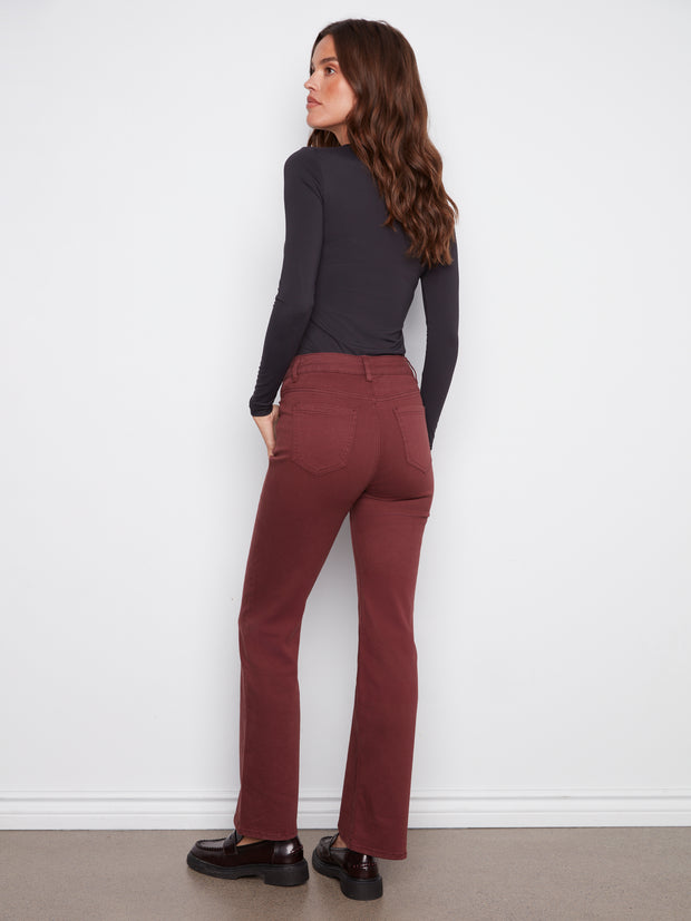 Heart on Pocket Flare Pant