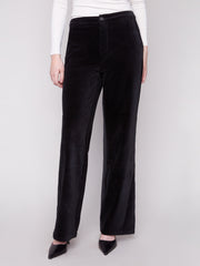 Wide Leg Stretchy Corduroy Pant