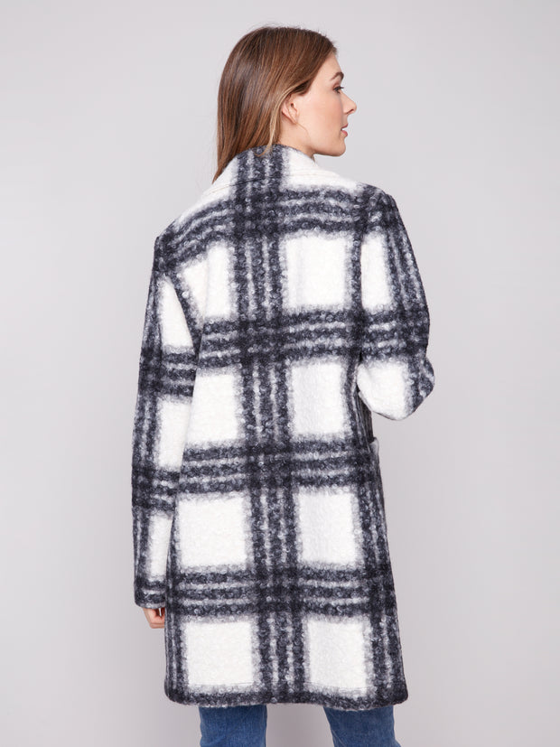 Knit Tailored Collared Coat
