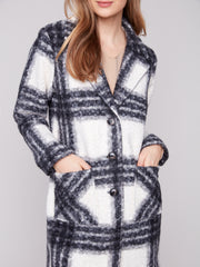 Knit Tailored Collared Coat