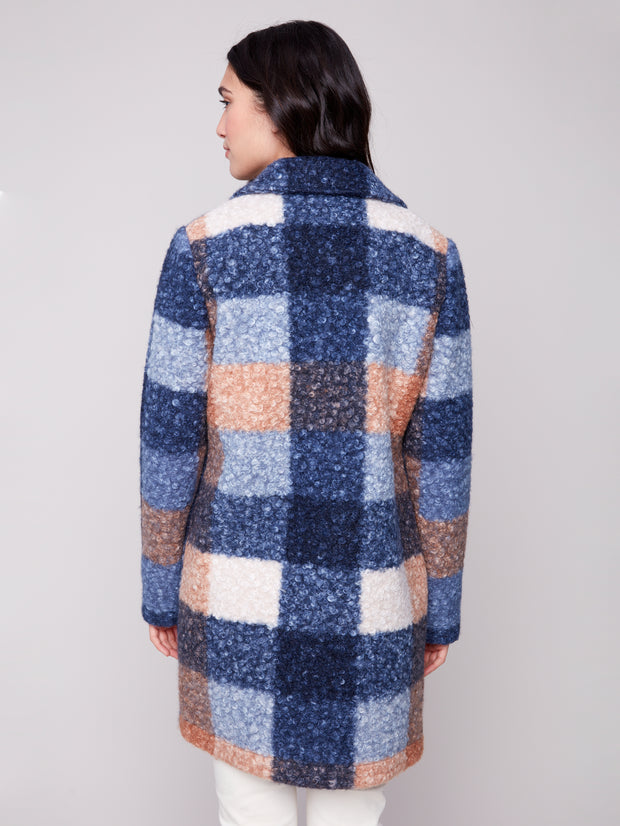 Knit Tailored Collared Coat