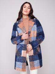 Knit Tailored Collared Coat
