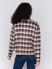 Plaid Reversible Short Jacket