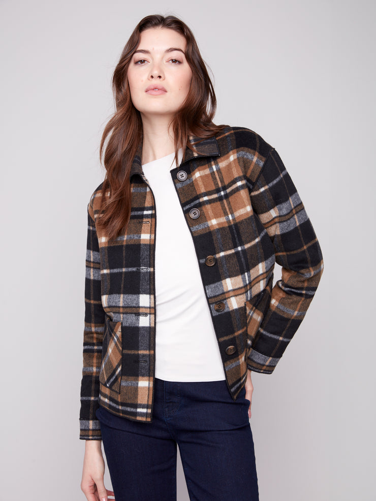 Plaid Reversible Jacket