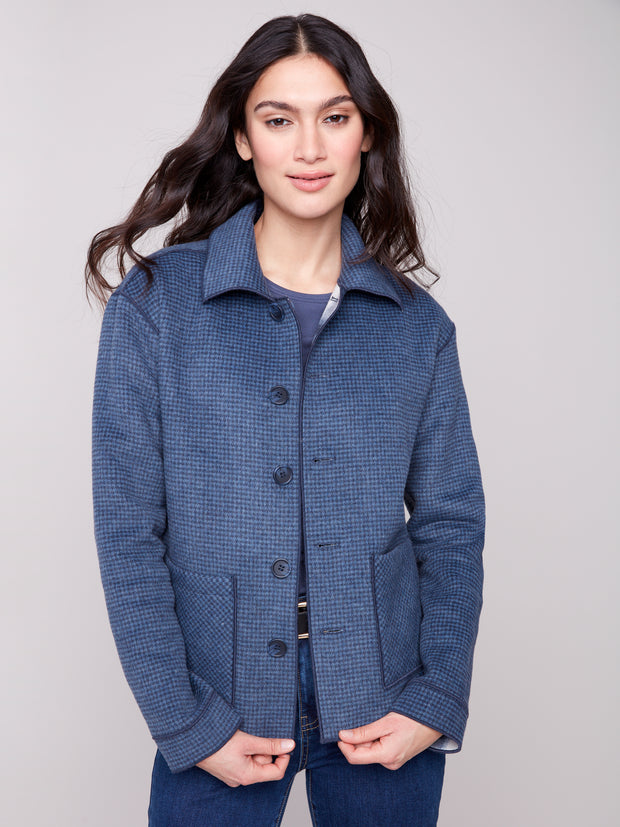 Plaid Reversible Jacket
