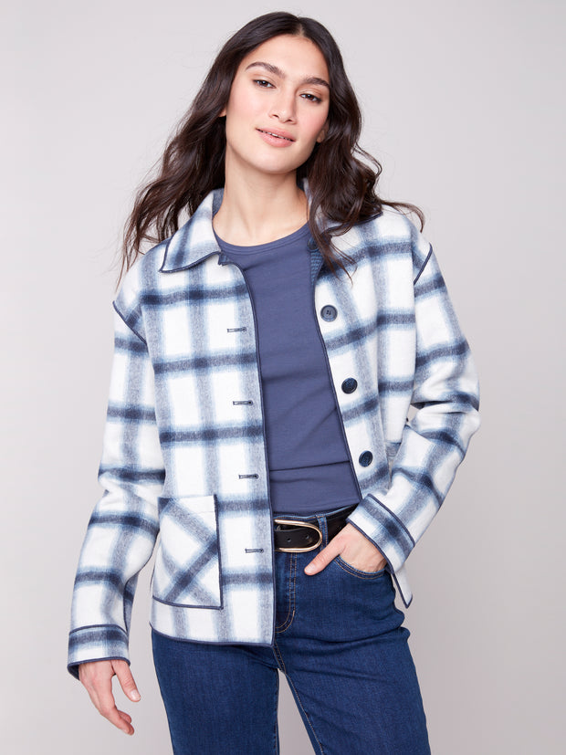 Plaid Reversible Jacket