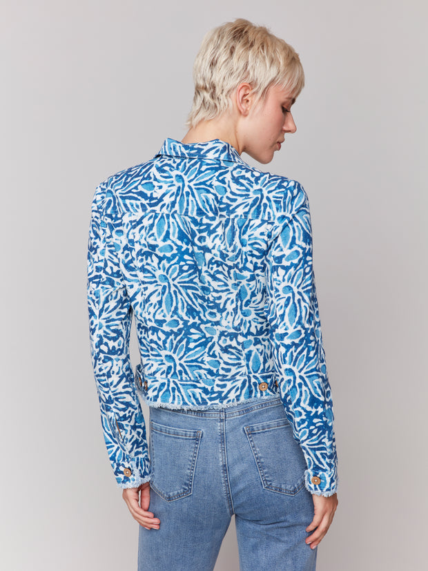 Printed Linen Jacket