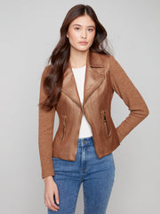 Vintage Faux Leather Jacket
