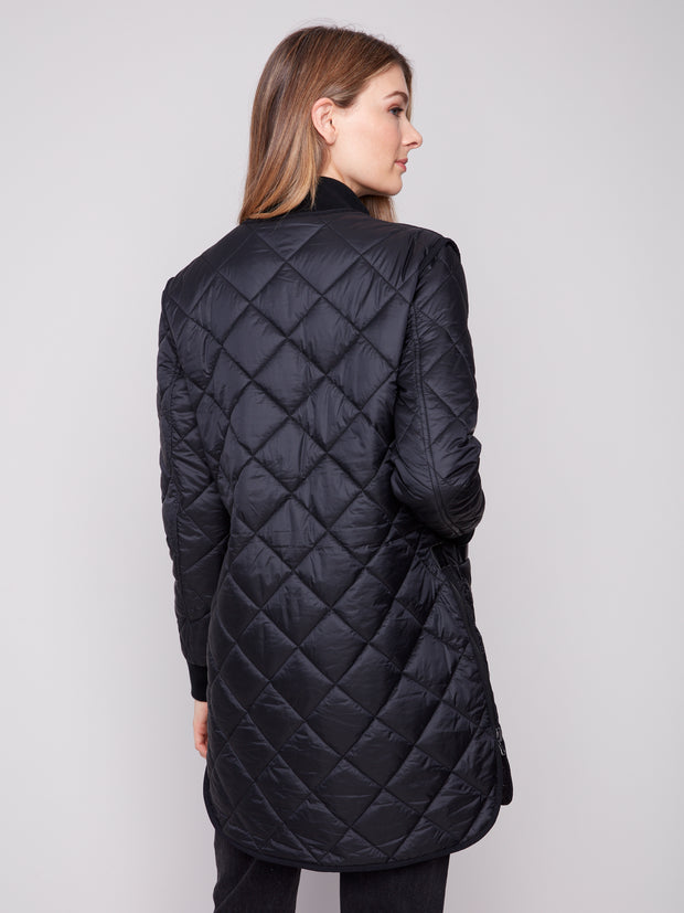 Reversible Animal Print Iridescent Jacket