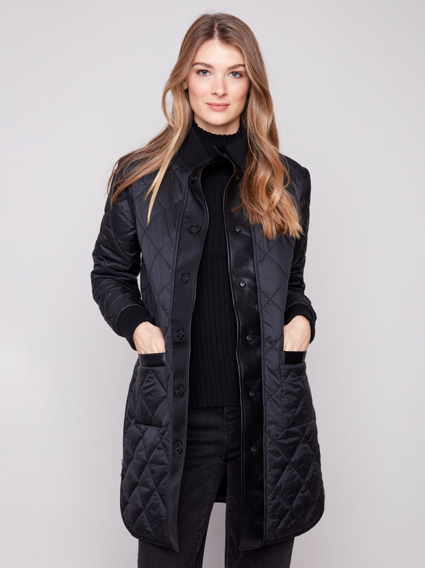 Reversible Animal Print Iridescent Jacket
