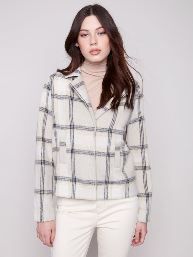 Plaid Boucle Jacket