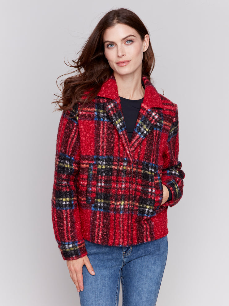 Plaid Boucle Jacket