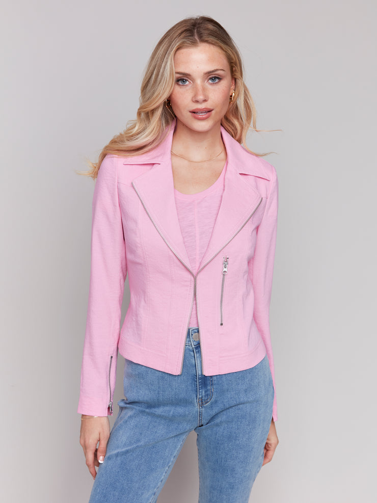 Crinkle Moto Jacket