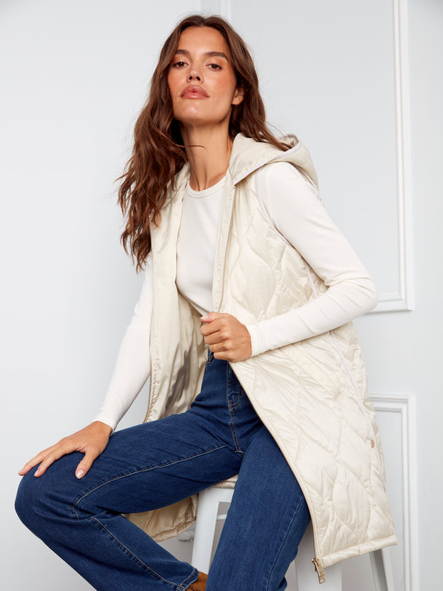 Long Puffer Vest