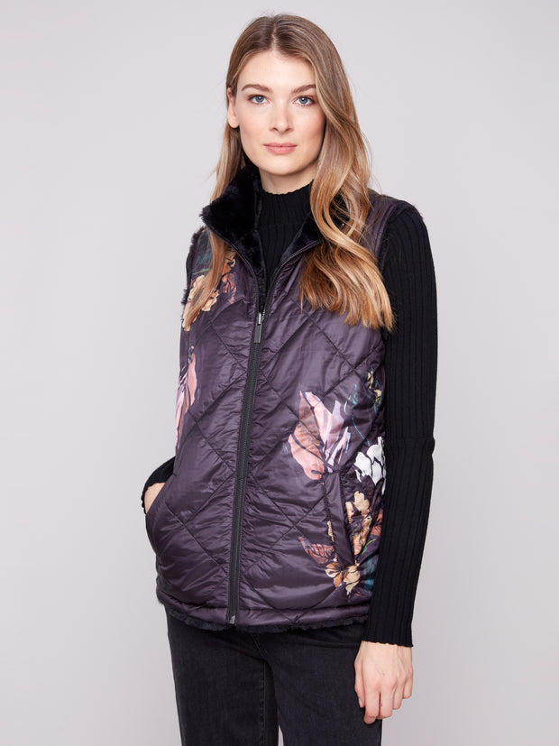 Reversible Faux Fur Vest