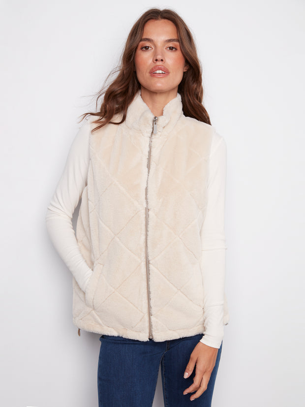 Reversible Faux Fur Vest