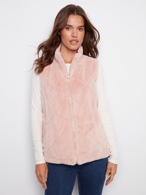 Reversible Faux Fur Vest