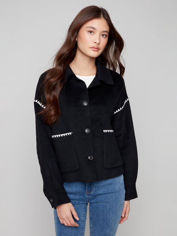 Blanket Stitch Jacket