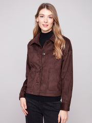 Faux Suede Jacket