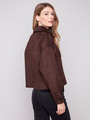 Faux Suede Jacket