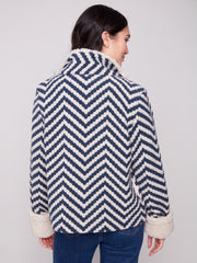 Chevron Short Jacket