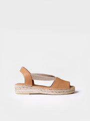 Etna Flat Leather Sandal
