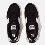F-MODE Flow Fabric/Suede/Leather Flatform Sneakers