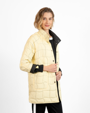 Quilted Cuffed Coat