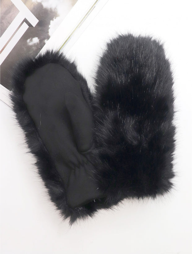 Fur Mittens