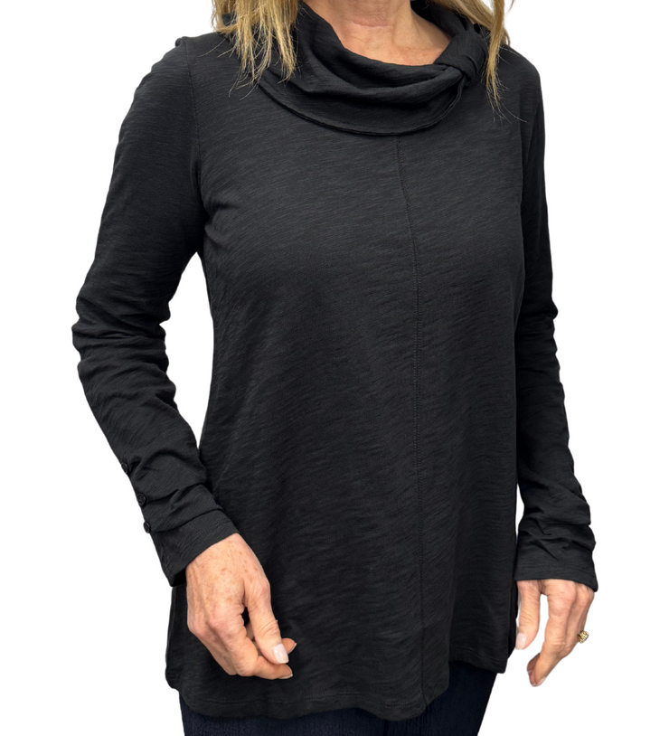 Cowl Neck Knot Tunic