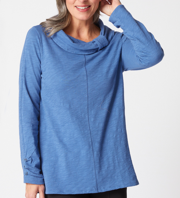 Cowl Neck Knot Tunic