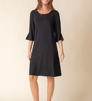 Pleated Sleeve Dress