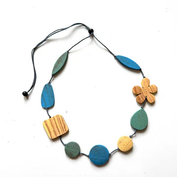 Mixed Shape Flower Necklace