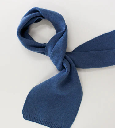 Solid Knit Scarf - Quinn Blue