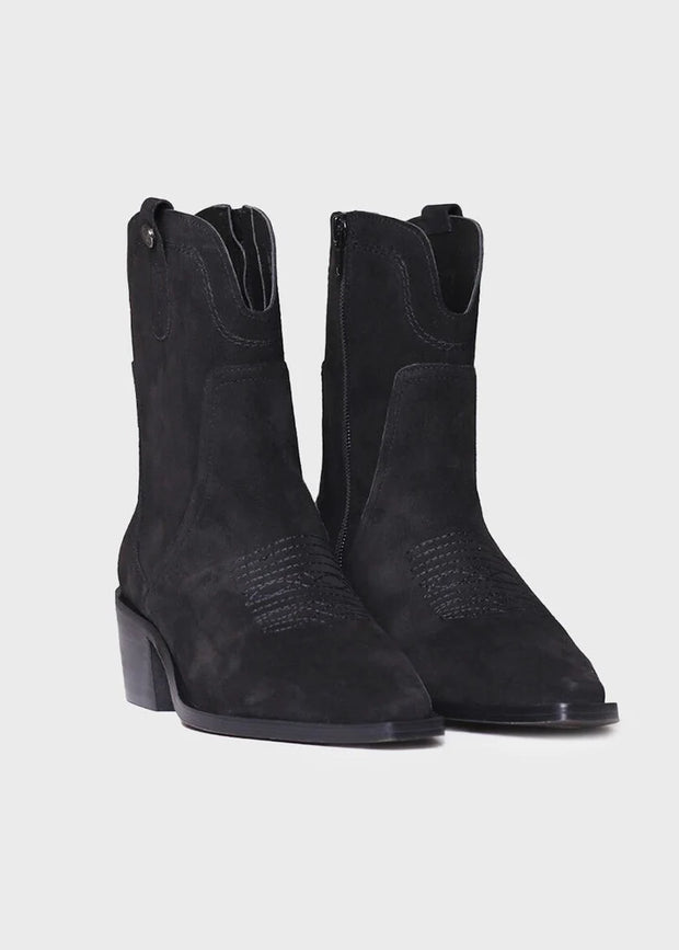 Irene Suede Western Boot