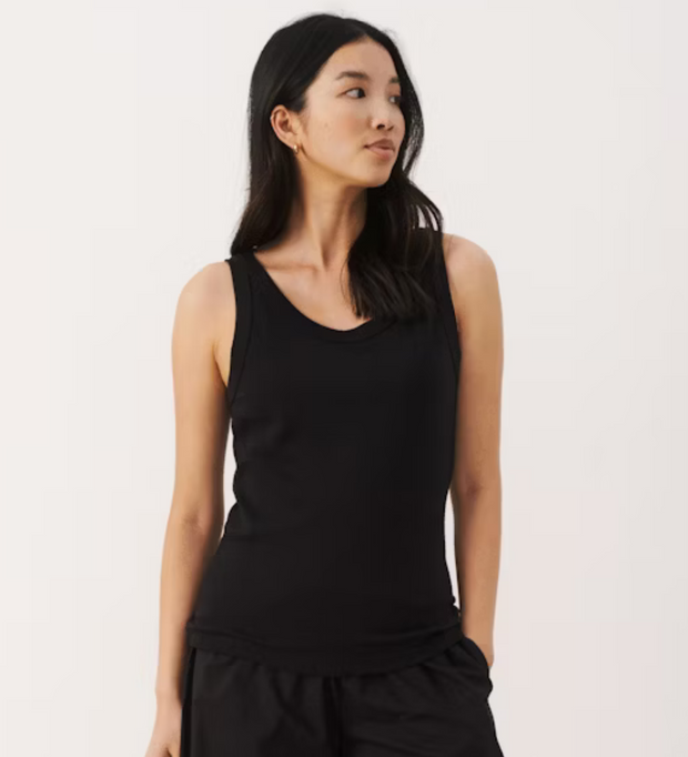 Crew Neck Cotton Tank