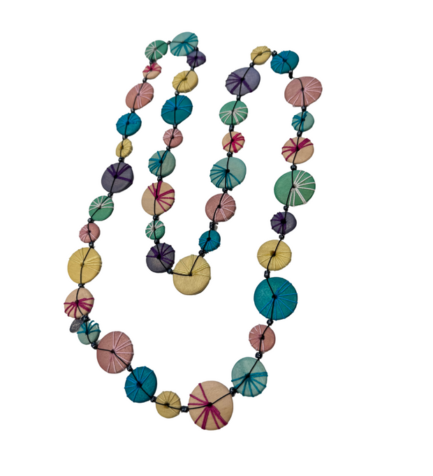 Wood Disc Necklace