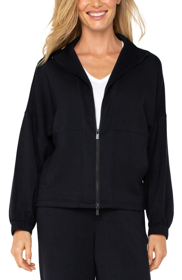 Zip Up Funnel Neck Jacket