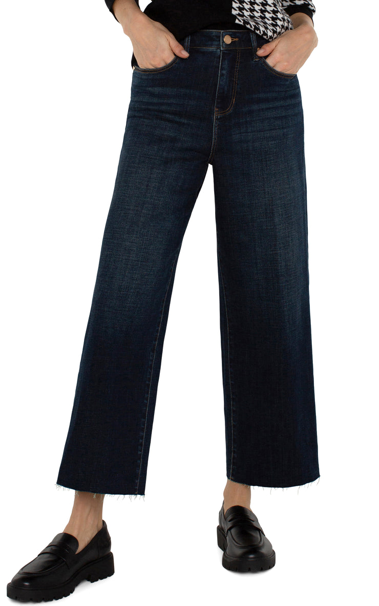 Hi-Rise Wide Leg Jeans - 28"