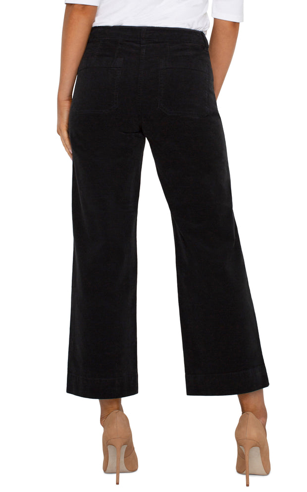 Crop Wide Leg Cords