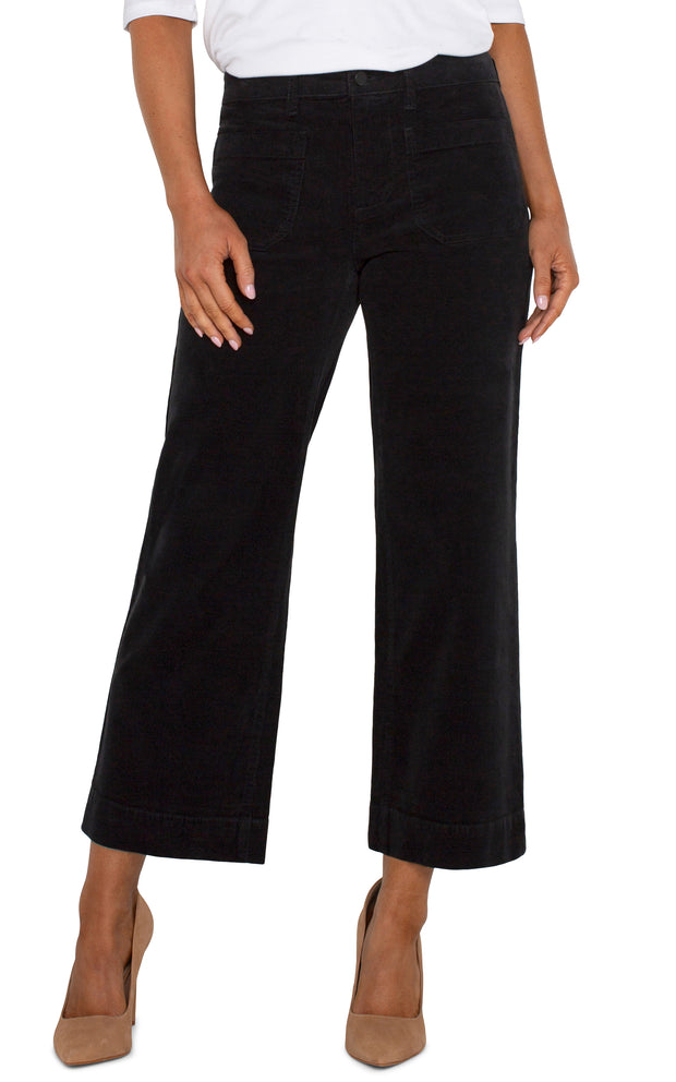 Crop Wide Leg Cords