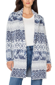 Open Front Coatigan Sweater