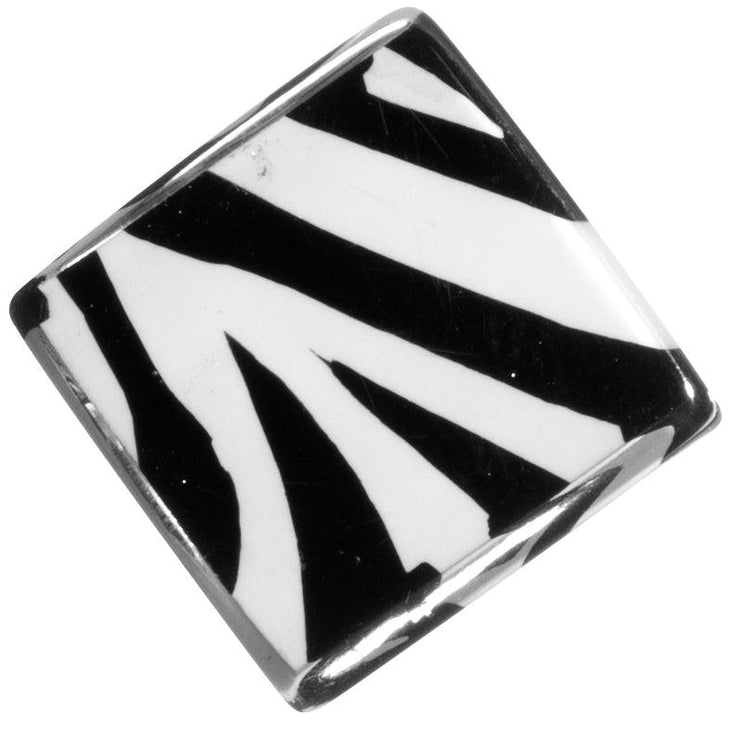 Bliss Musee Square Zebra Bead