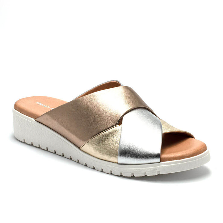 Mith Metallic Sandal