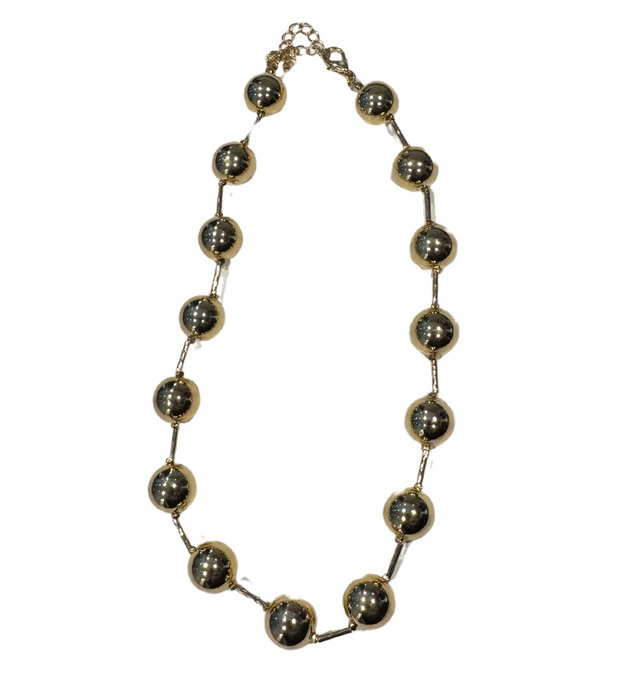 MERX Large Gold Ball Necklace